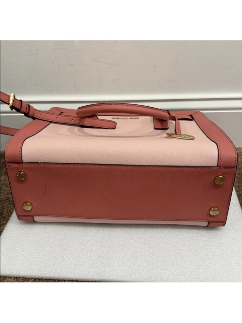 Michael Kors Dillon Small Satchel - Dusty Rose & Pink